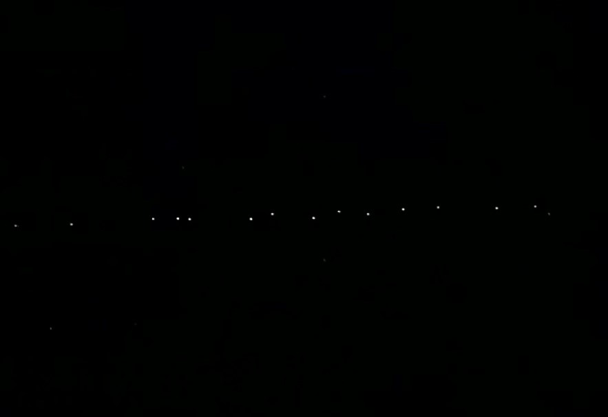 Diyarbakır Starlink uyduları şaşkınlıkla izlendi