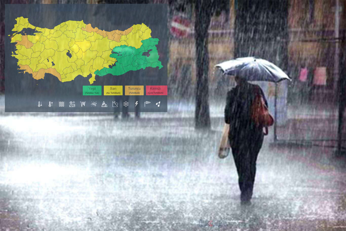 Meteoroloji'den Kar, Fırtına ve Şiddetli yağmur uyarısı