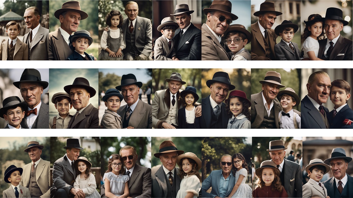 Minik &ouml;ğrencilere yapay zeka ile Atat&uuml;rk s&uuml;rprizi