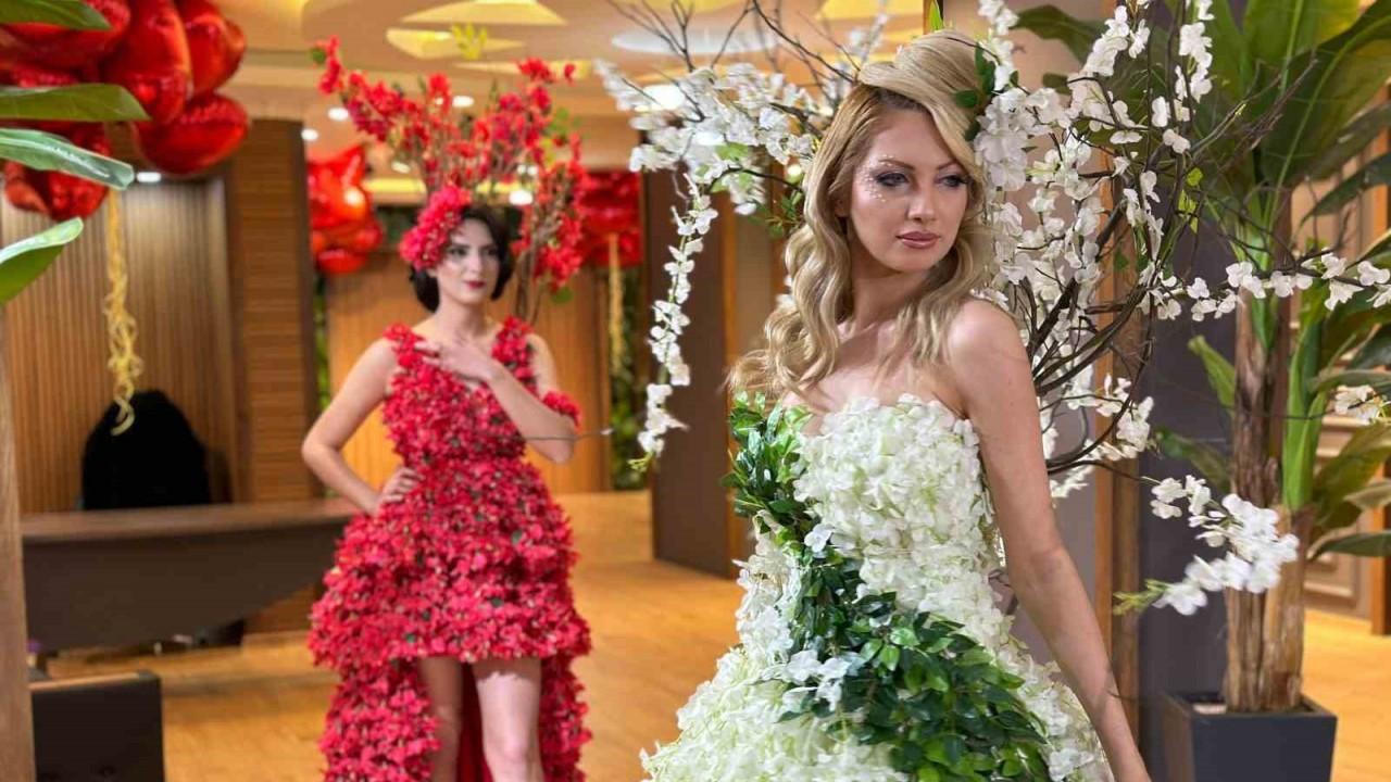 Sevgililer Günü’ne özel çiçekli gelinlik!