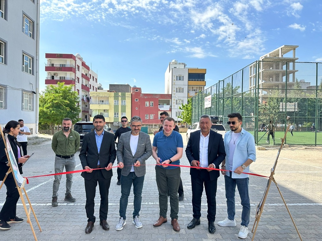 Mazıdağı'nda Liseli Öğrencilerden Cumhuriyetin 100. Yılı Resim Sergisi