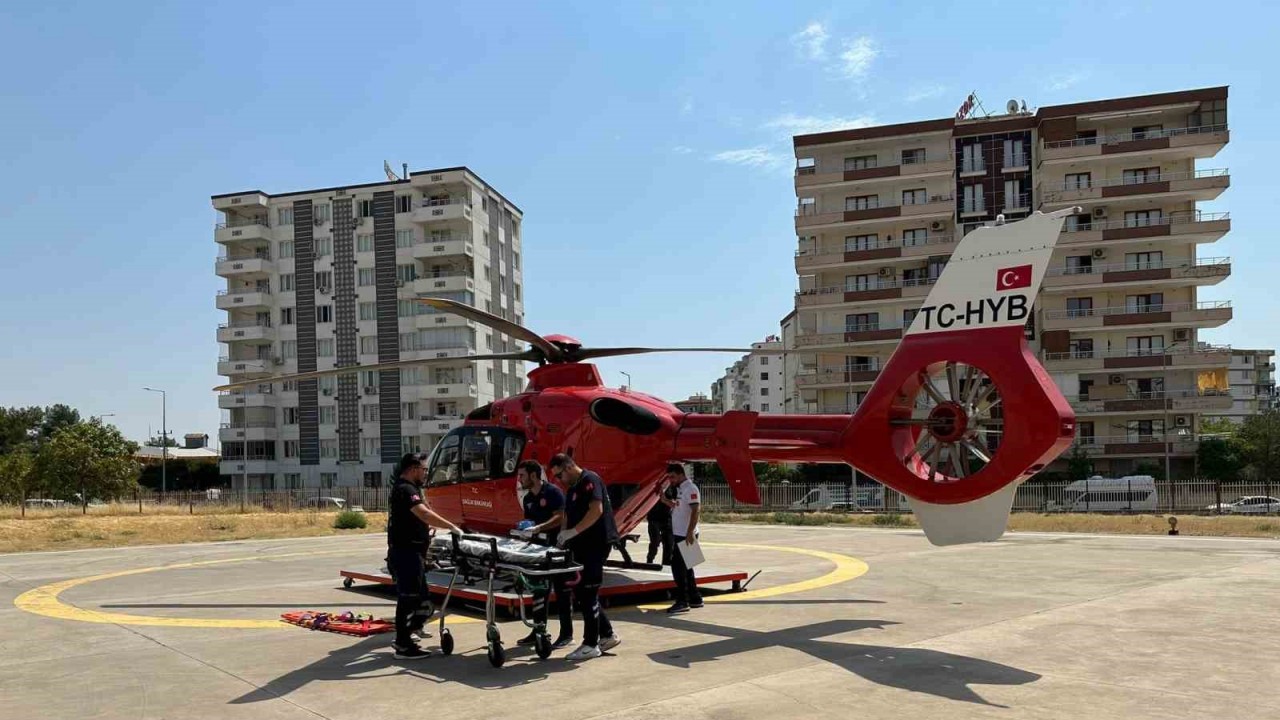 Trafik kazasında yaralanan kadın için seferberlik