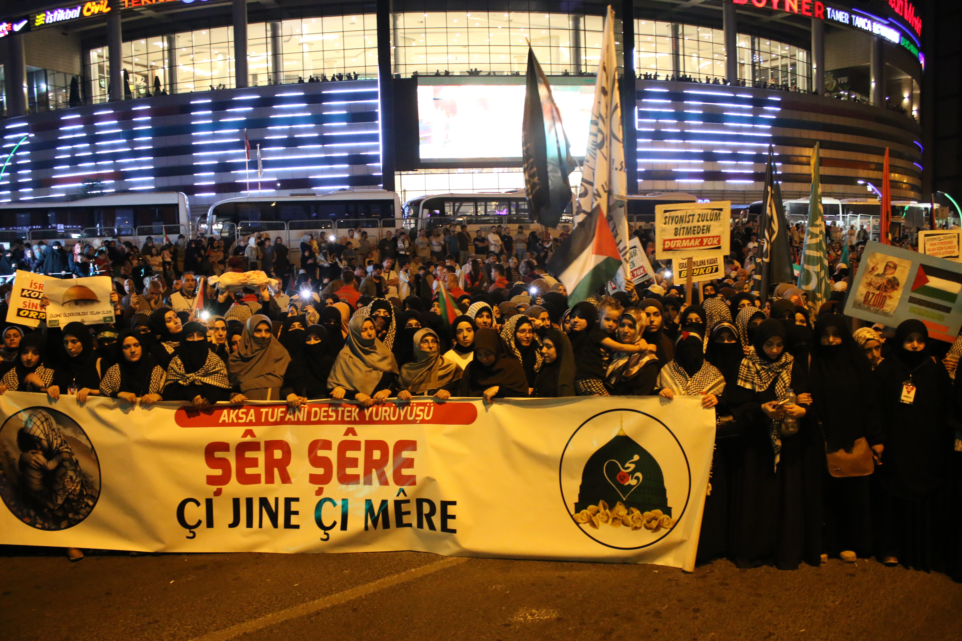 Diyarbakır’da Filistin'e Destek Yürüyüşü Düzenlendi (12)