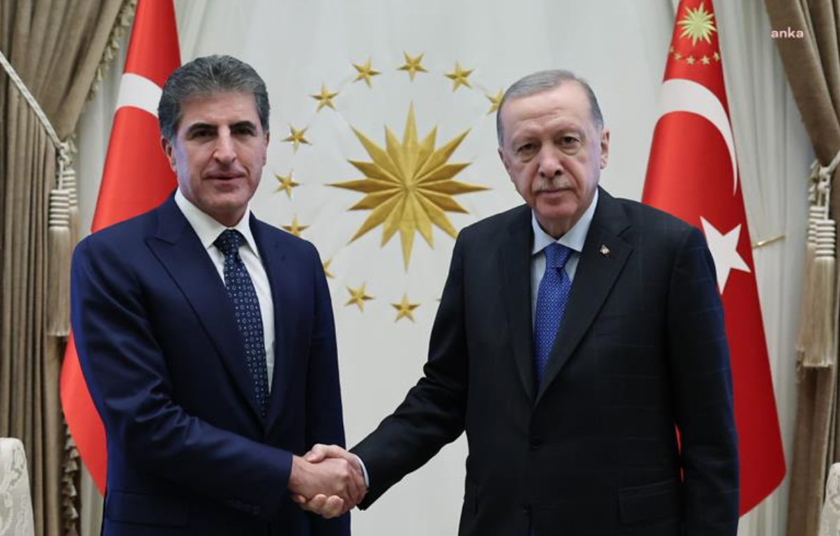 Cumhurbaşkanı Erdoğan, IKBY Başkanı Barzani’yi kabul etti