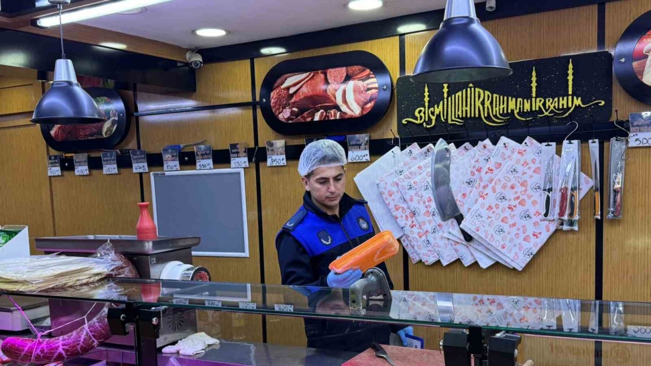 Kasap ve et reyonlarında sıkı denetim