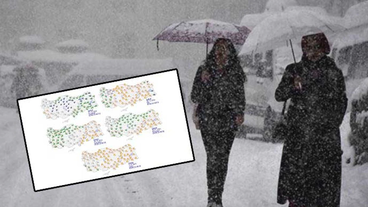 Diyarbakır'da Kar Ergani ve Kulp'ta görüldü