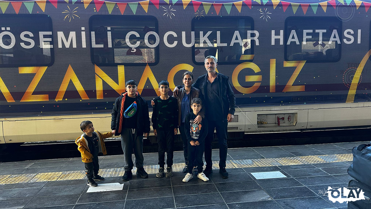 Özel tren o çocuklar için Diyarbakır'a geldi