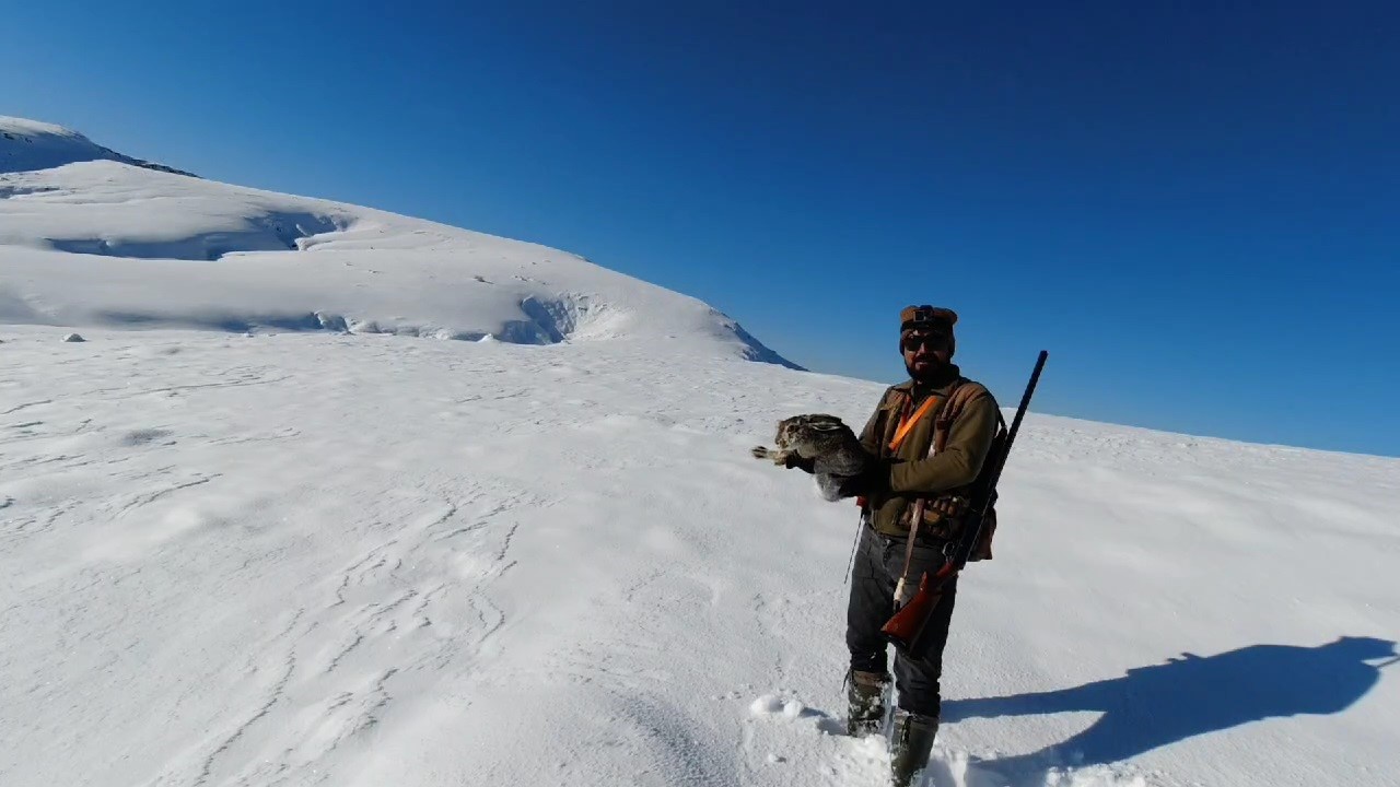 Avcılar elleriyle yakaladığı tavşanı farkındalık için doğaya geri bıraktı