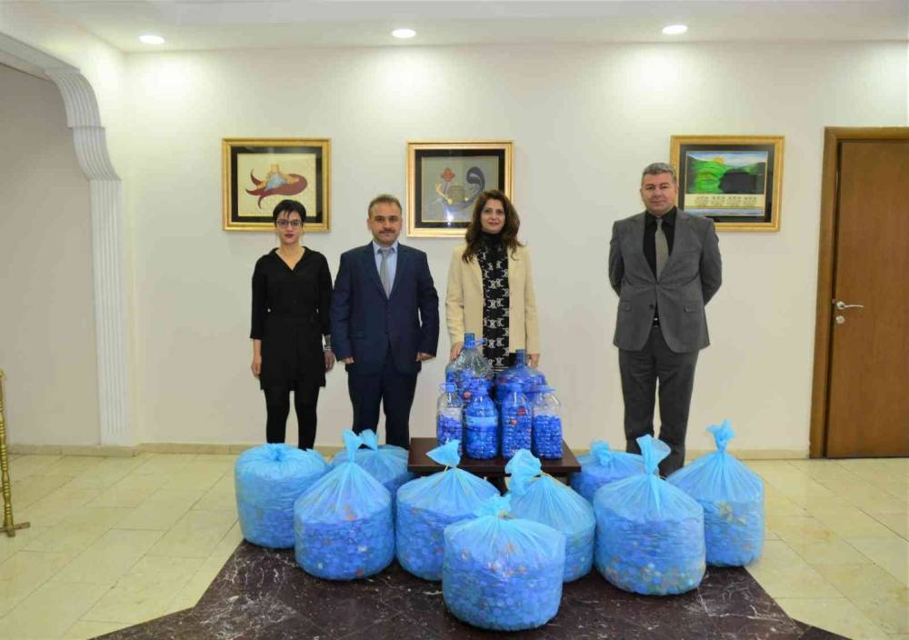 “Sıfır Atık” projesine plastik kapak desteği
