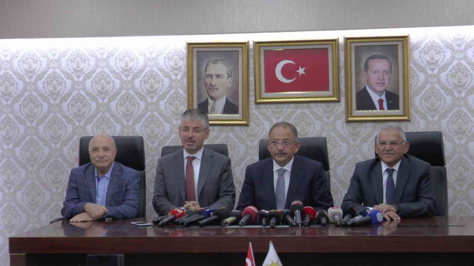 Mehmet Özhaseki: “Yalan olan söylemlere ‘vız gelir, tırıs gider’ diye cevap veriyoruz”