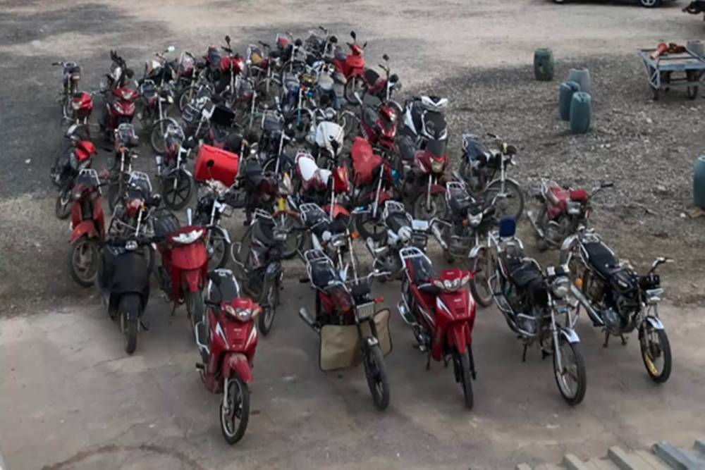Şanlıurfa'da 75 &ccedil;alıntı motosiklet ele ge&ccedil;irildi