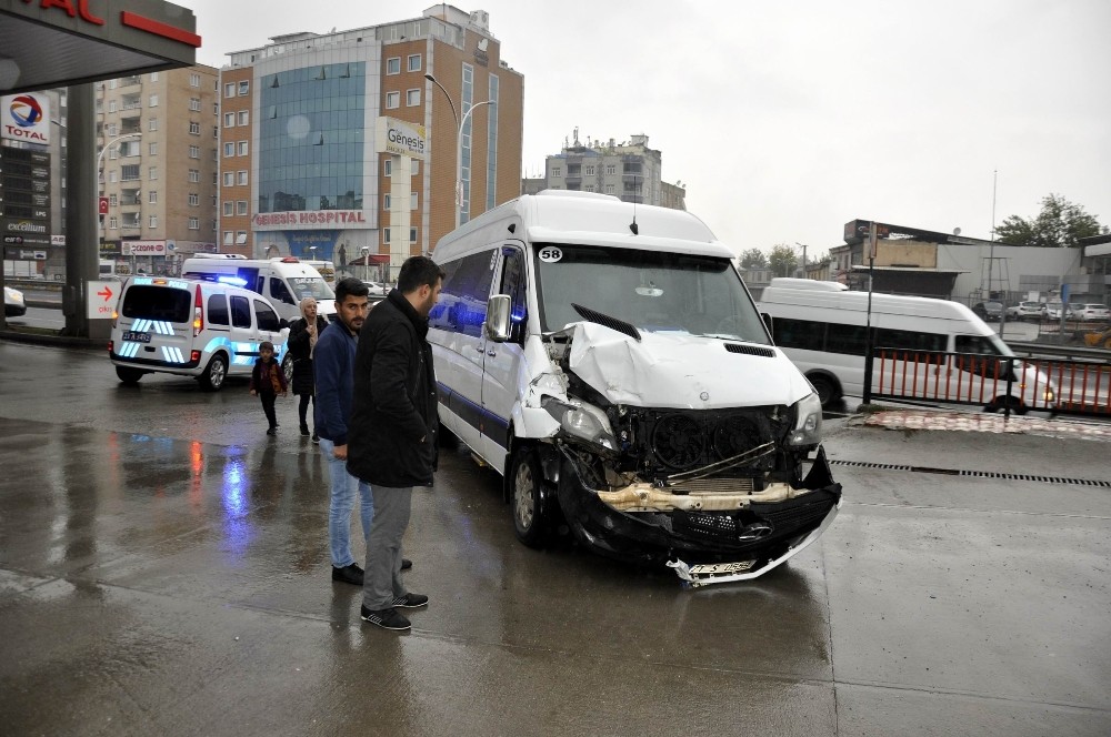 Servis aracının yavaş olması faciayı önledi