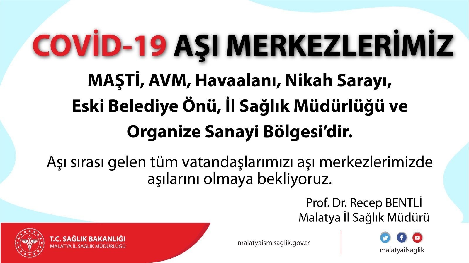 Malatya’da aşı merkez sayısı arttırıldı