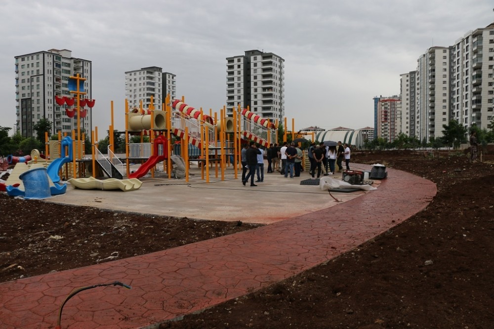 Kayapınar’a 300 dönümlük yeşil alan oluşturuluyor
