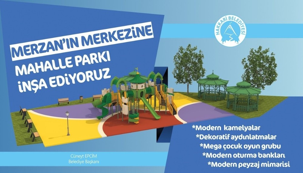 Hakkari Belediyesinden park yapımı
