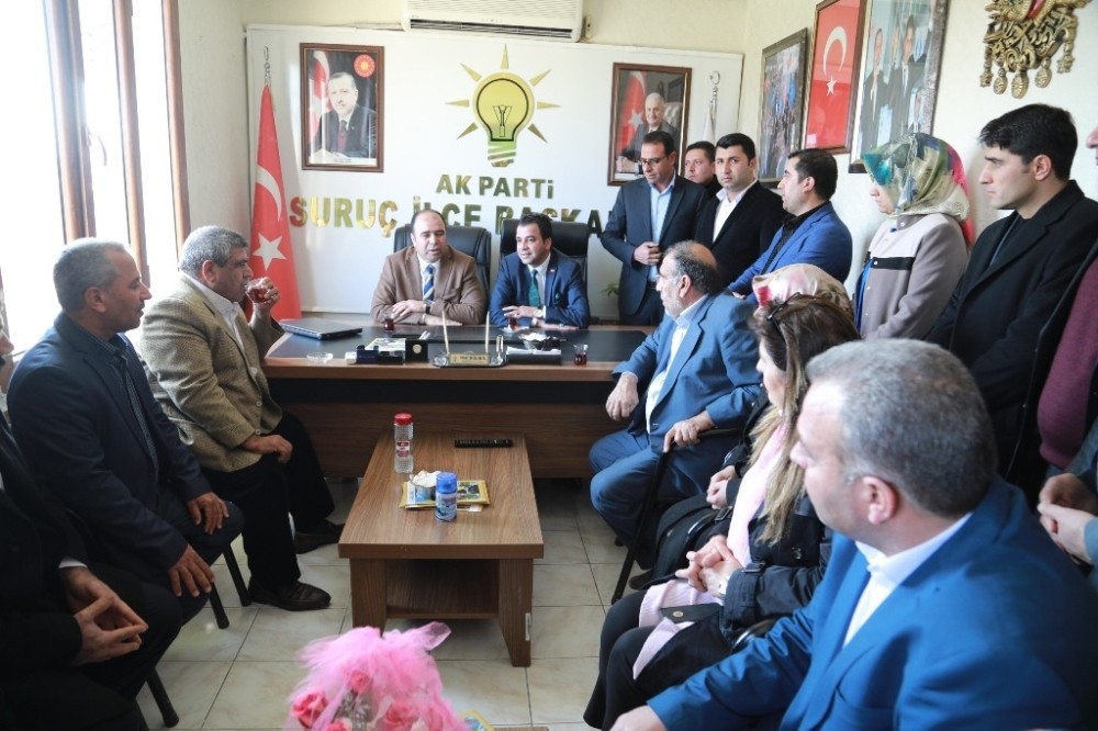 Başkan Çiftçi’nin Suruç temasları
