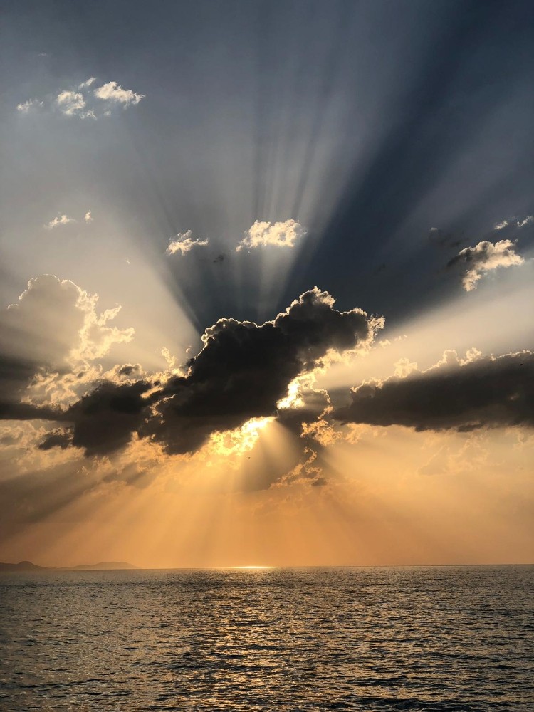 Gün batımında muhteşem Türkiye haritası