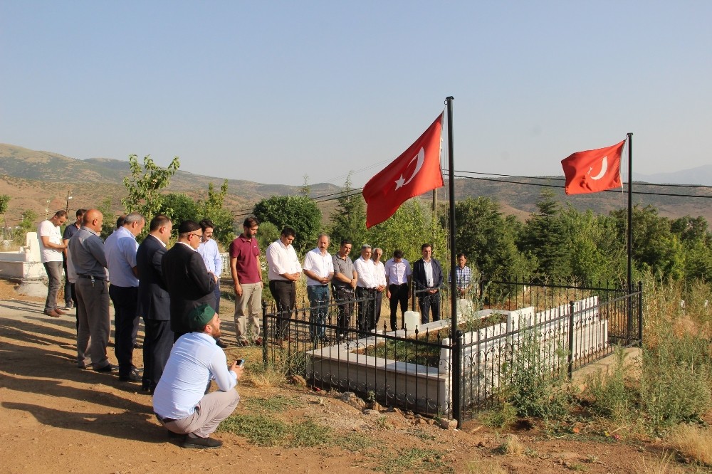 Solhan’da şehit kabirleri ziyaret edildi