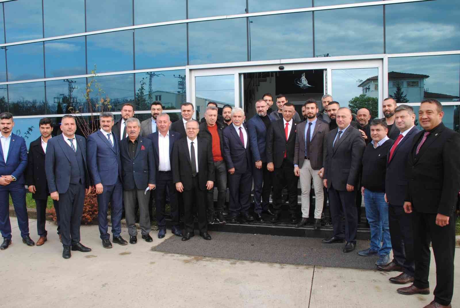 MHP heyetine mehterli karşılama