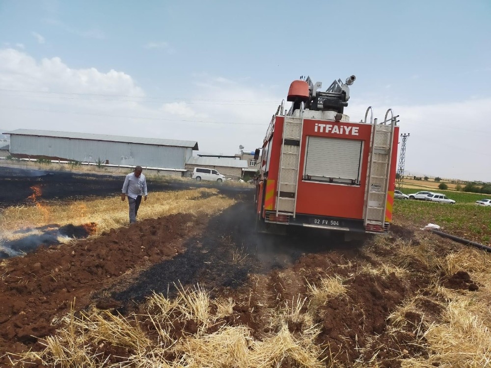Saman balyaları yandı