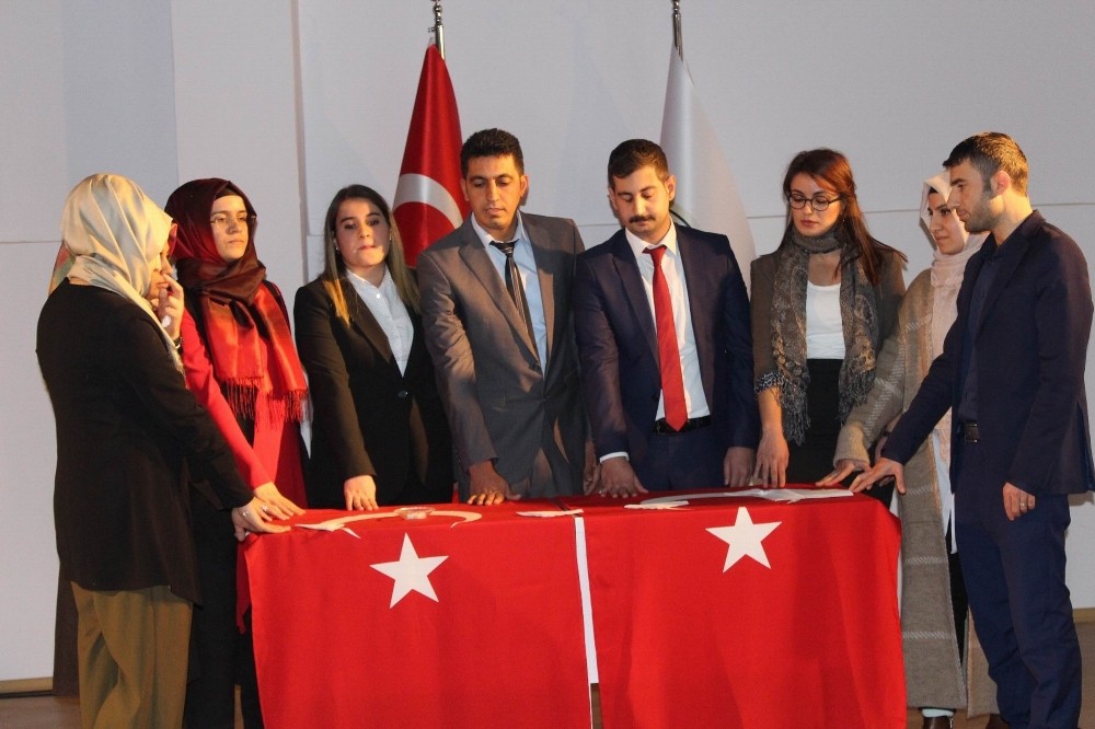 Stajyer öğretmenler yemin etti