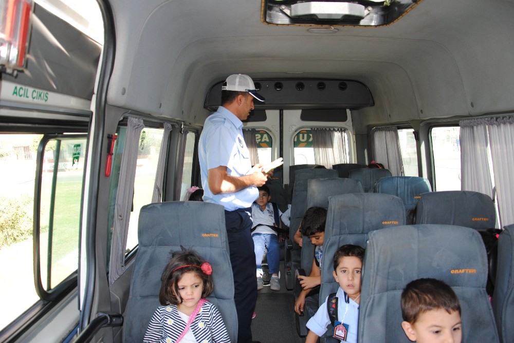 Şanlıurfa’da okul servislerine denetim