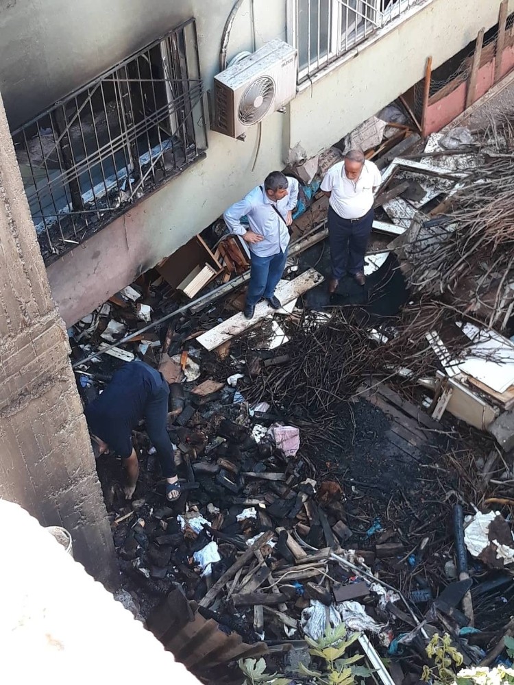 Batman’da odunluk yangını