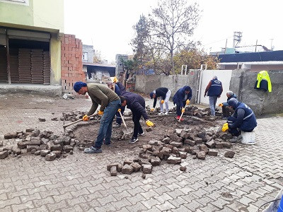 Bağlar'da kış hizmete engel değil