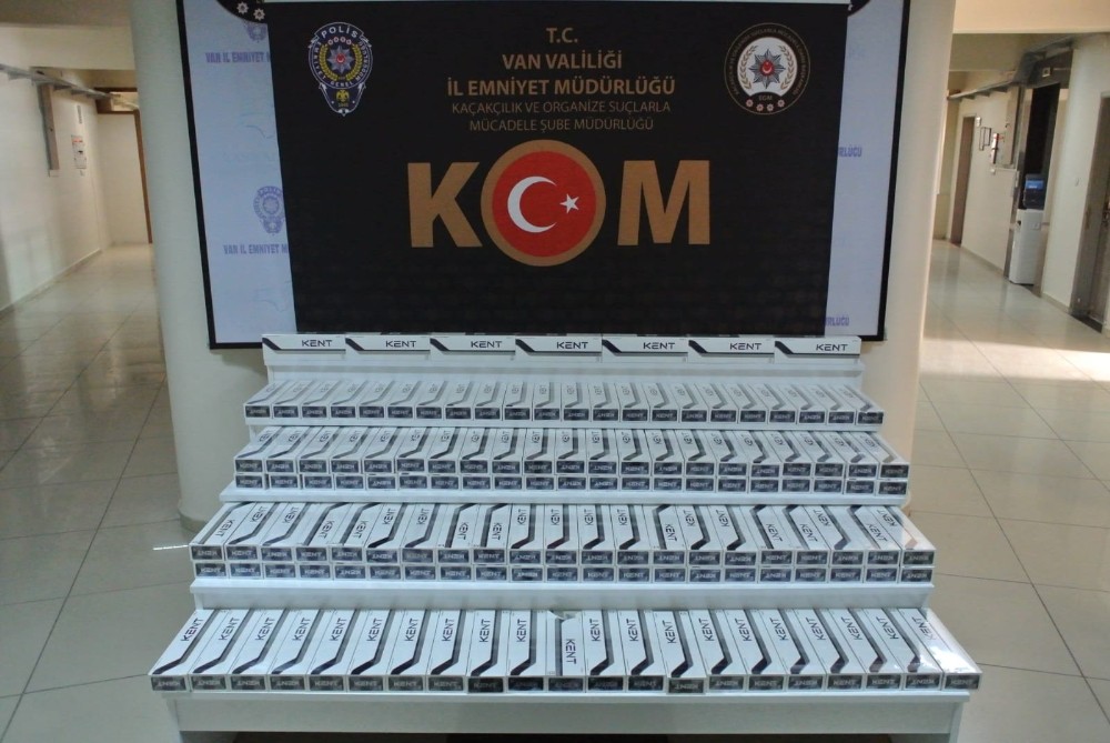 Van’da 11 bin 50 paket kaçak sigara ele geçirildi