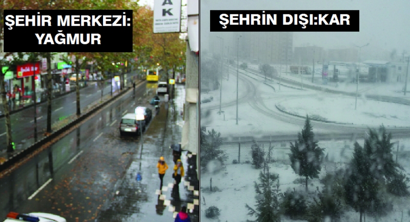 Diyarbakır’da 2 farklı manzara