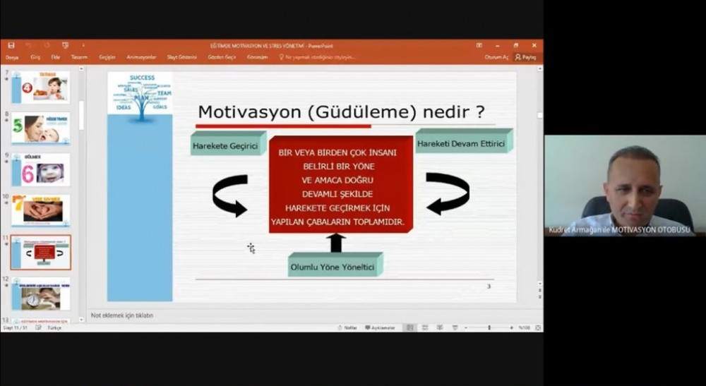 Eğitimde Motivasyon ve Stres Yönetim Semineri