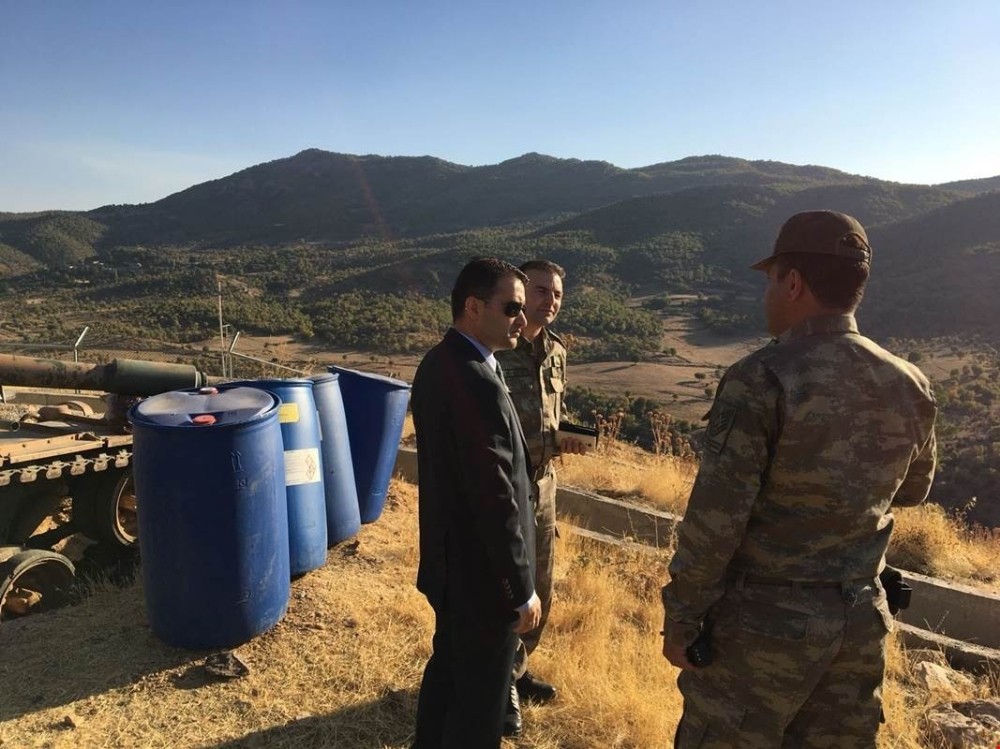 Karakolda alınan güvenlik tedbirleri incelendi