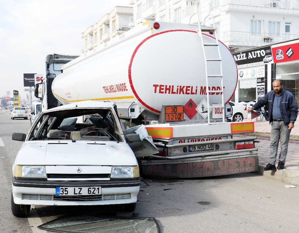 Batman’da tır otomobile çarptı: 5 yaralı