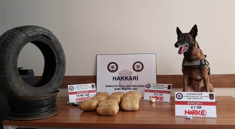 Hakkari polisi uyuşturucuya geçit vermiyor