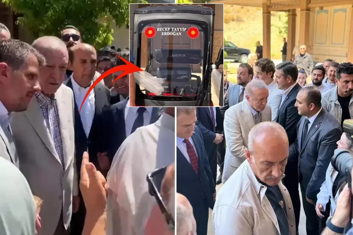 Cumhurbaşkanı Erdoğan'a sürpriz hediye