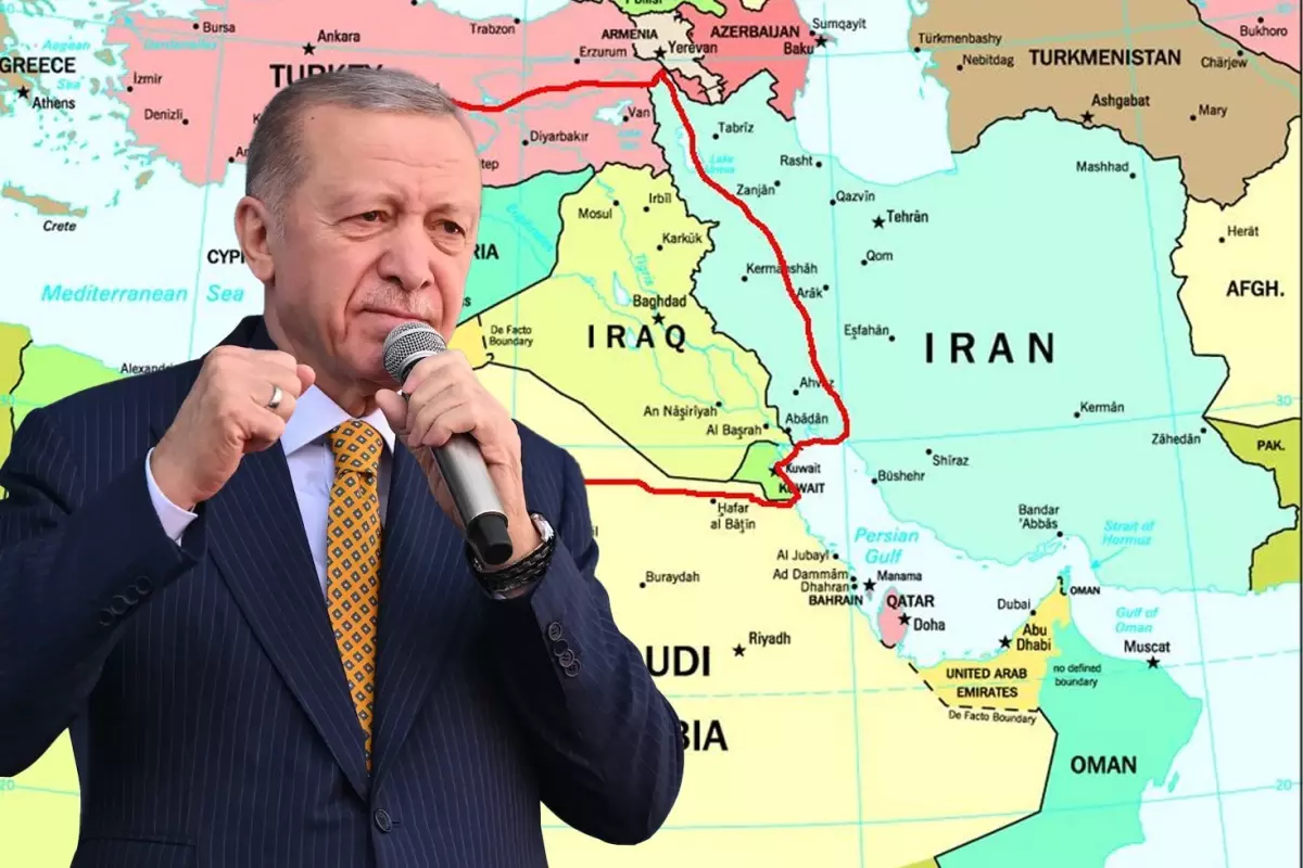 Cumhurbaşkanı Erdoğan'a İsrail'in "Vadedilmiş topraklar" haritası soruldu