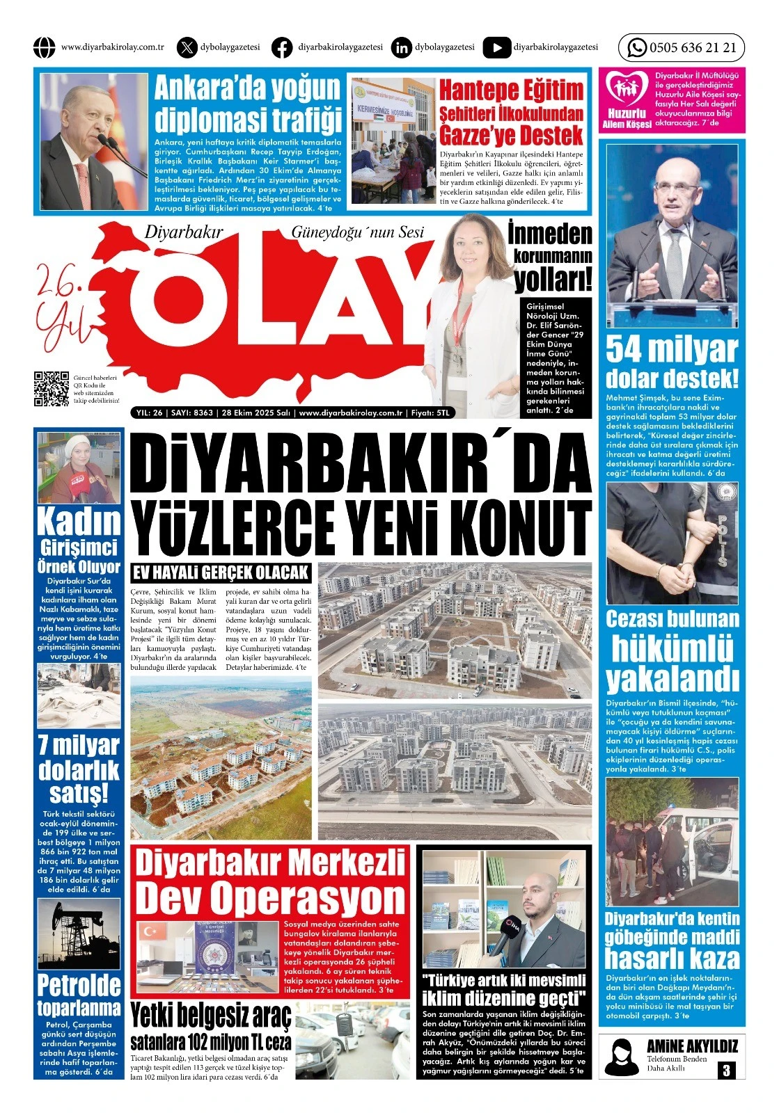 28 10 2025 Tarihli Gazetemiz