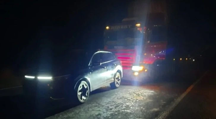 Karamık Karaca&ouml;ren Belediye Başkanı Trafik Kazası Ge&ccedil;irdi