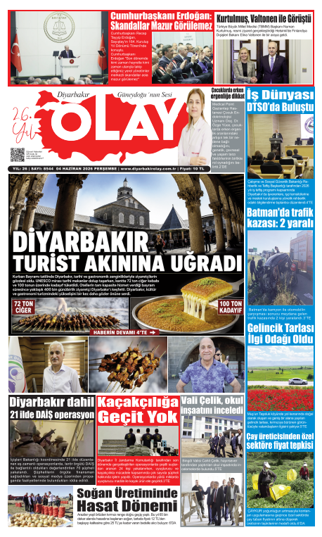 04.06.2026 Diyarbakır Olay Gazetesi