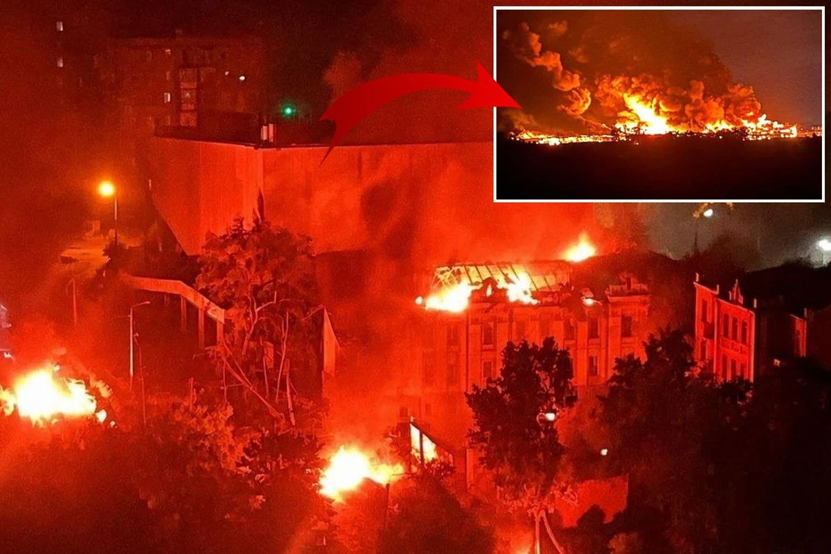 Rusya başkent Kiev'i 41 f&uuml;ze ve 125 İHA ile vurdu