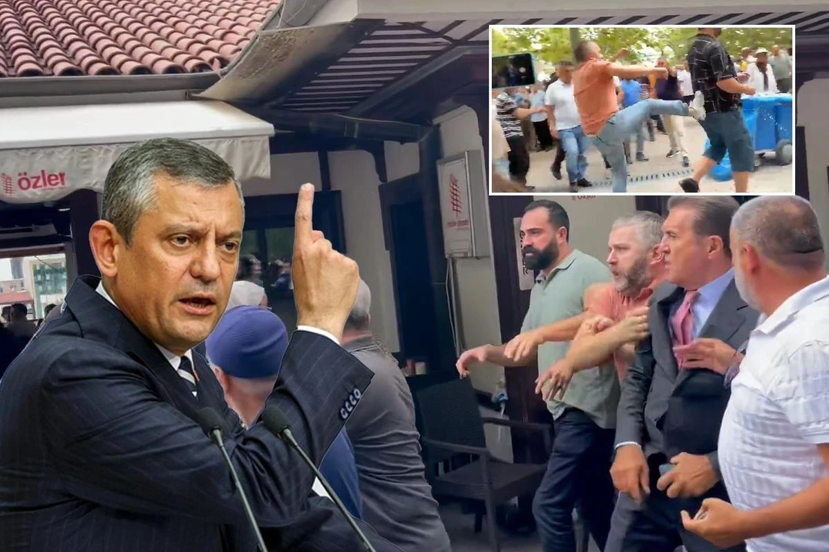 &Ouml;zg&uuml;r &Ouml;zel'in cuma &ccedil;ıkışında ortalık karıştı