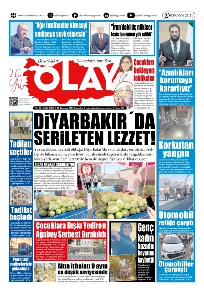21.07.2025 Tarihli Gazetemiz