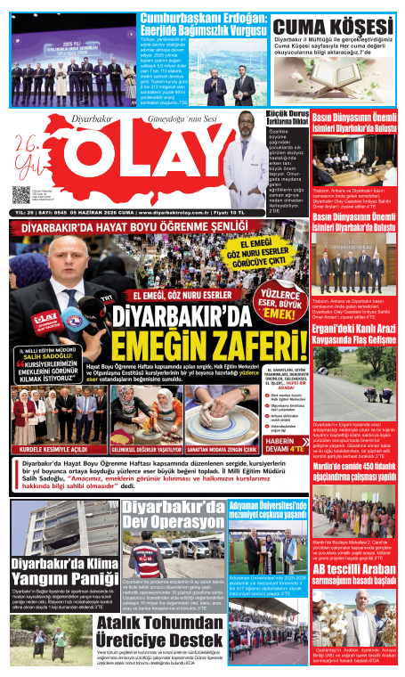 05.06.2026 Diyarbakır Olay Gazetesi