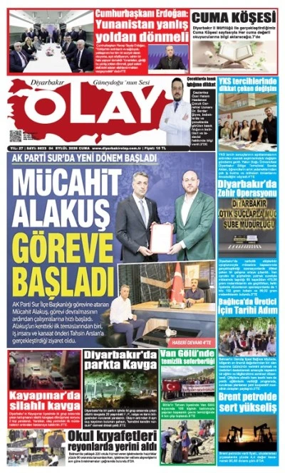 04.09.2026 Diyarbakır Olay Gazetesi