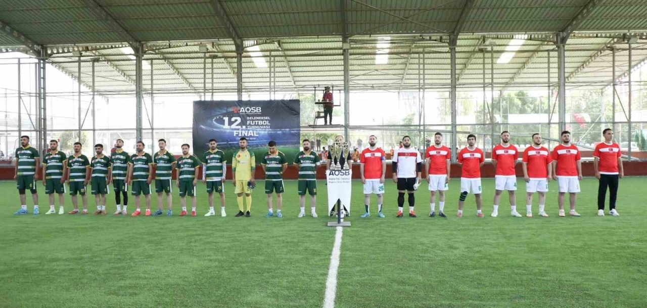 AOSB’de futbol şöleni finalle taçlandı