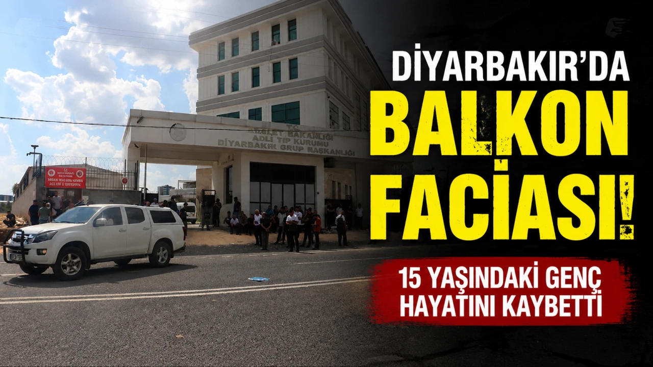 Diyarbakır’da Balkon Faciası