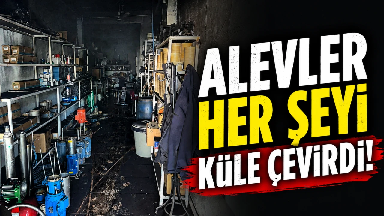 Diyarbakır’da Tamirci Dükkanında Korkutan Yangın