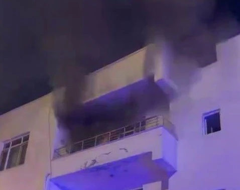 Eğil’de Gece Çıkan Yangın Evi Küle Çevirdi