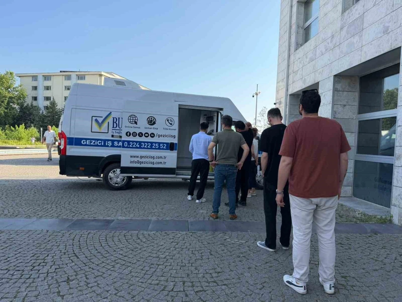 Belediye çalışanlarına sağlık taraması