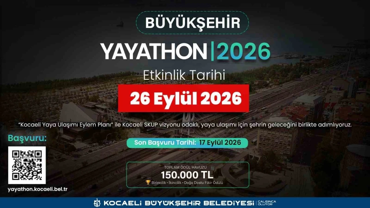 Yaya ulaşımına yenilik&ccedil;i &ccedil;&ouml;z&uuml;mler arayan yarışmada b&uuml;y&uuml;k &ouml;d&uuml;l 150 bin TL
